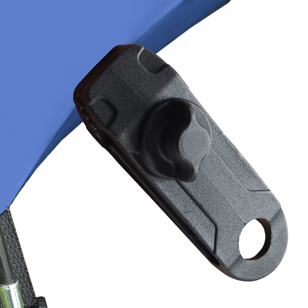 Cheap Goat Tents 1pcs Tent Clip Outdoor Camping Nylon Heavy Duty Windproof Awning Clamp Grip for Garden Shade Cloth Tent Accessories Black   
